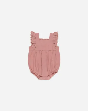 -Naomi Romper || Lipstick-