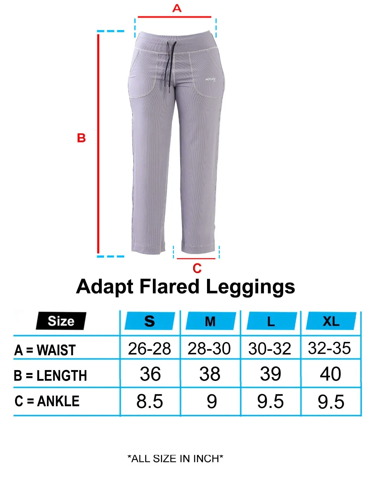Adapt Flared Leggings - Grey