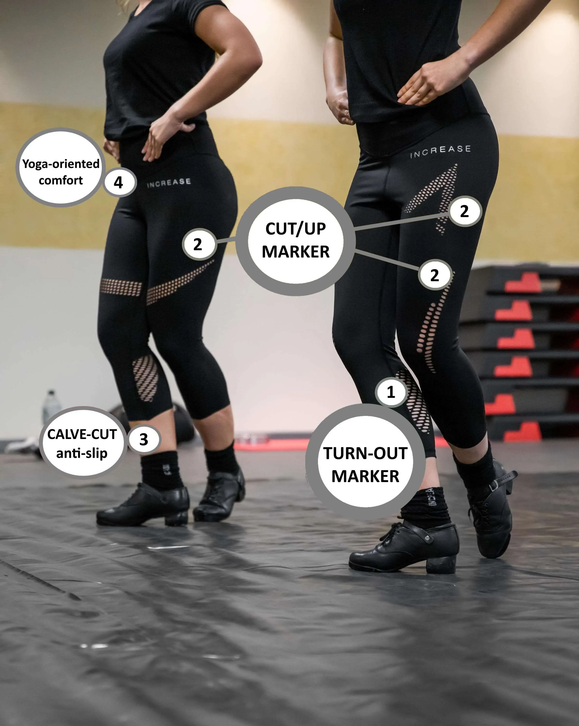 ADULTS Upper Cuts Leggings - IRISH DANCE