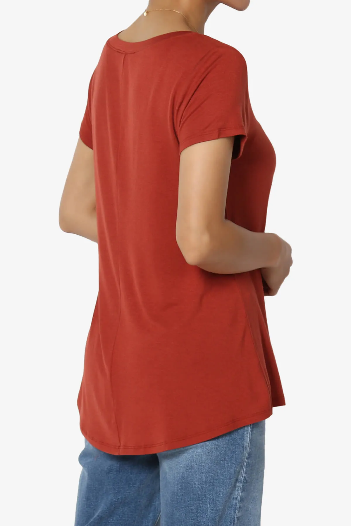 Agree V-Neck Short Sleeve T-Shirt