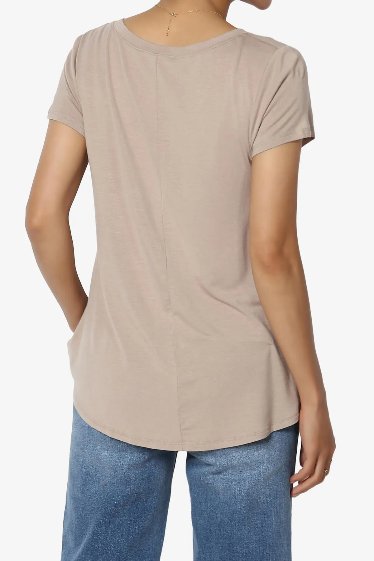 Agree V-Neck Short Sleeve T-Shirt