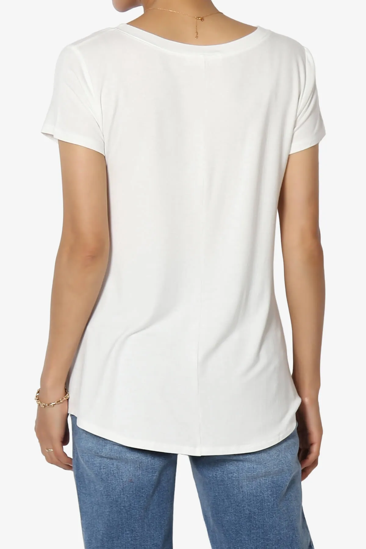 Agree V-Neck Short Sleeve T-Shirt