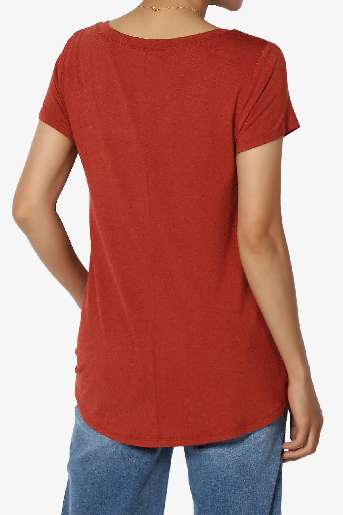 Agree V-Neck Short Sleeve T-Shirt