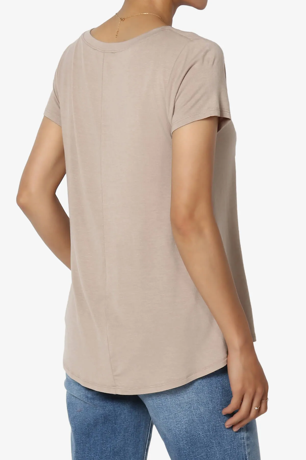 Agree V-Neck Short Sleeve T-Shirt