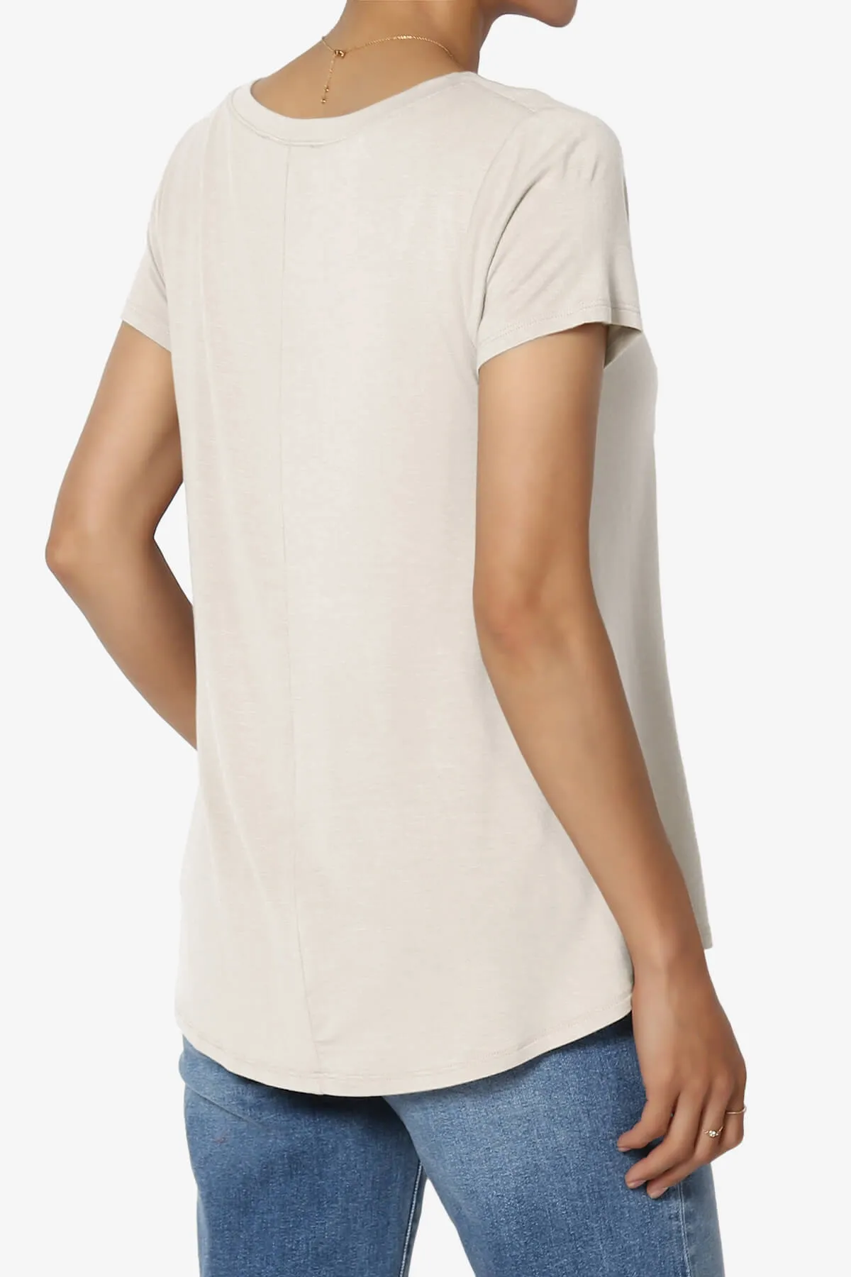 Agree V-Neck Short Sleeve T-Shirt