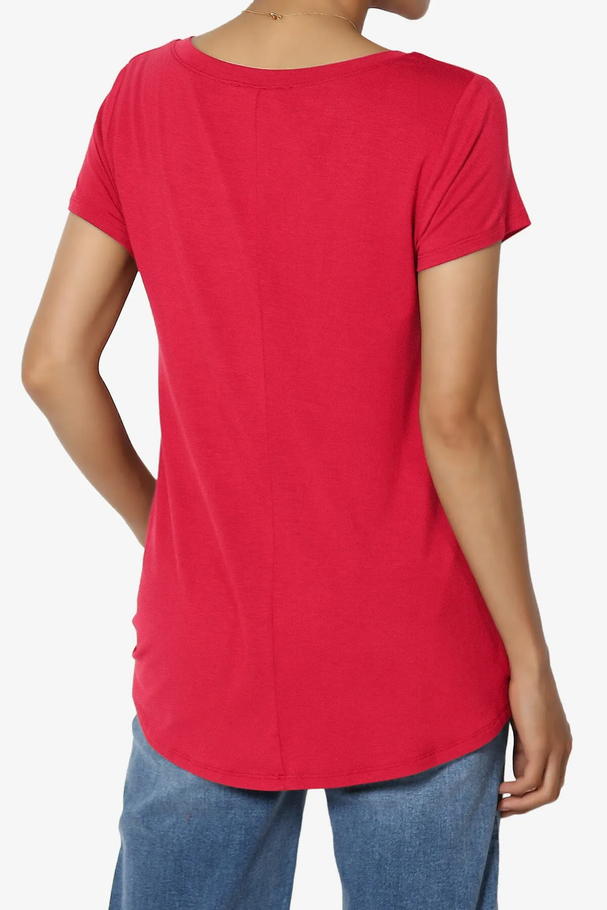Agree V-Neck Short Sleeve T-Shirt