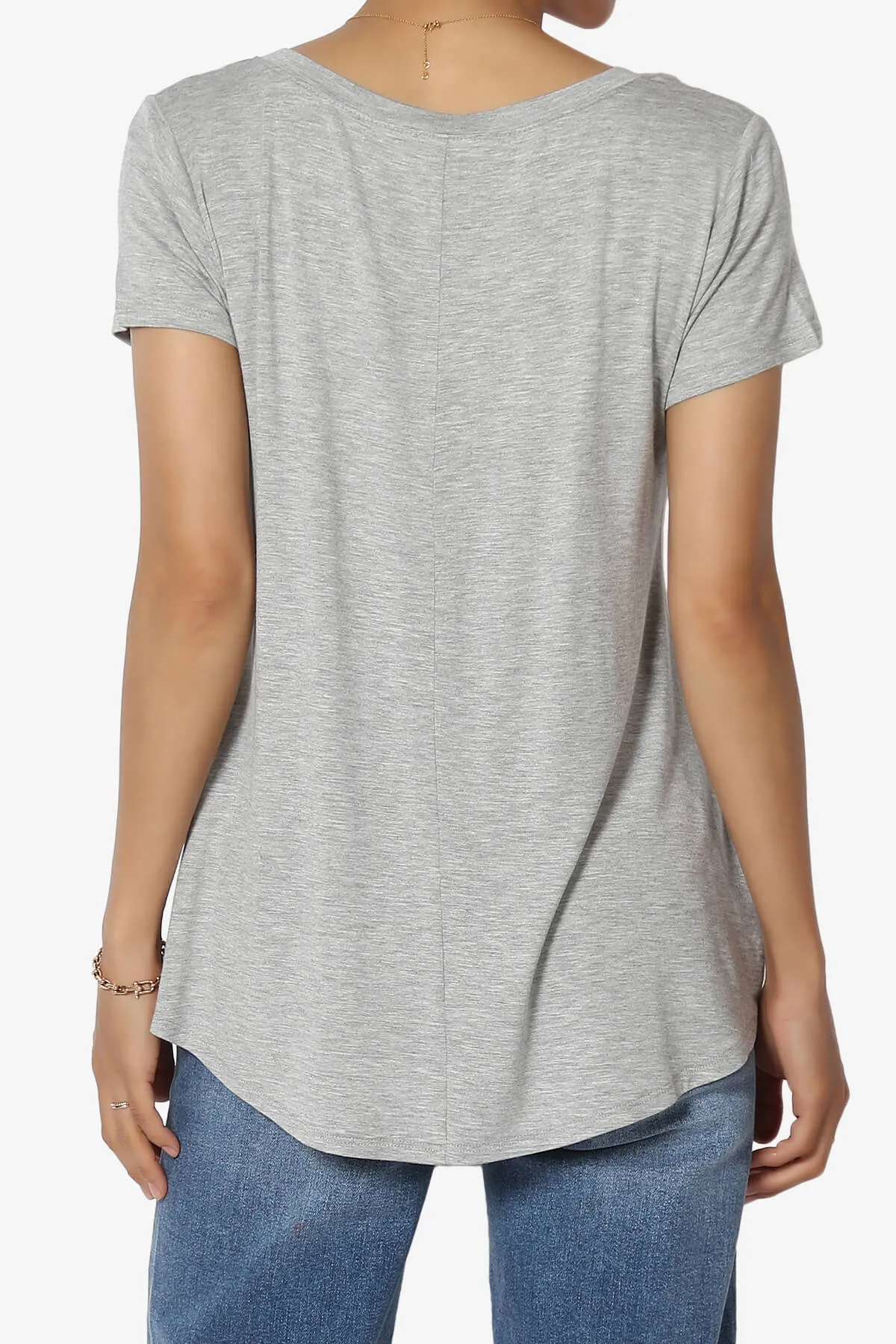 Agree V-Neck Short Sleeve T-Shirt