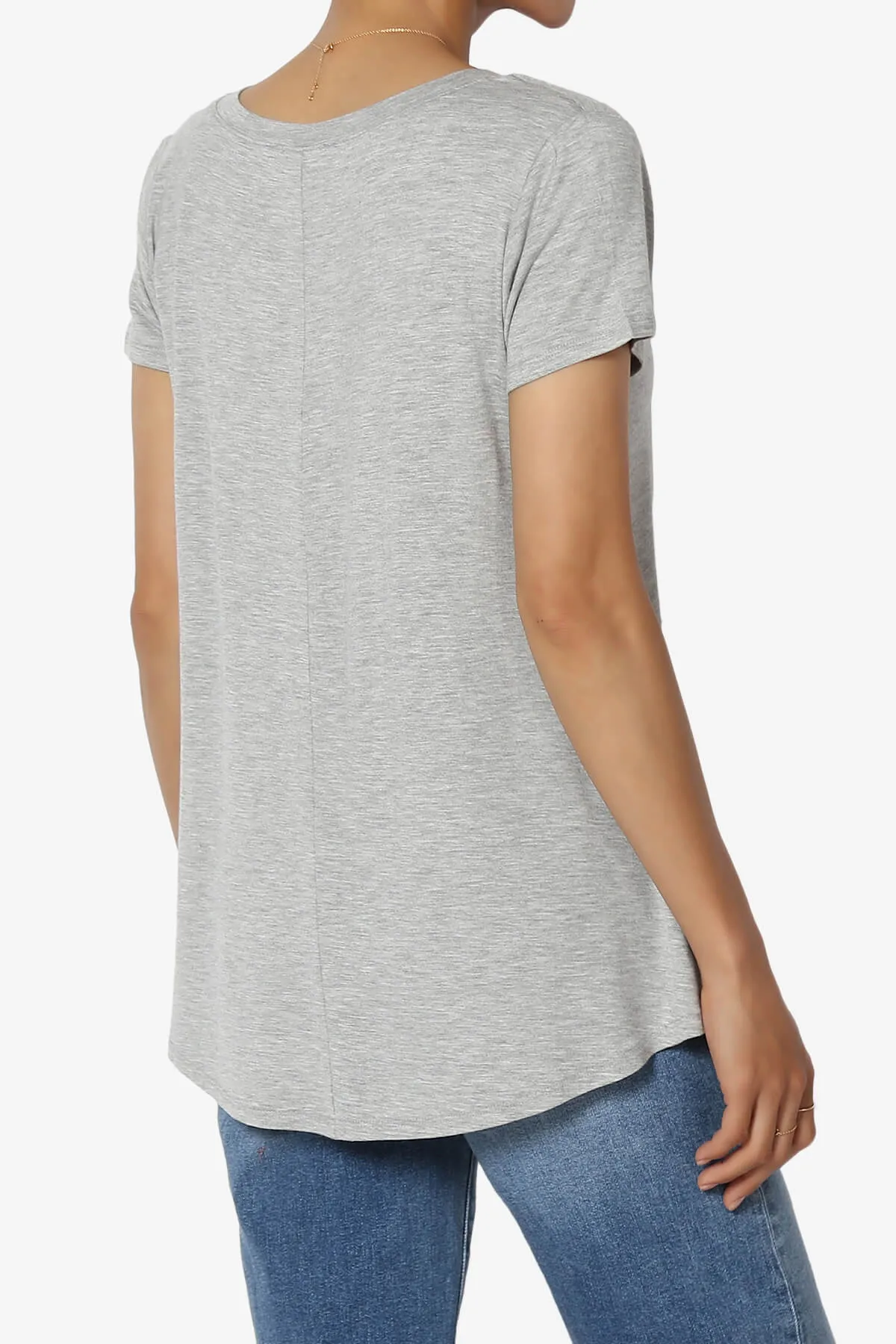 Agree V-Neck Short Sleeve T-Shirt