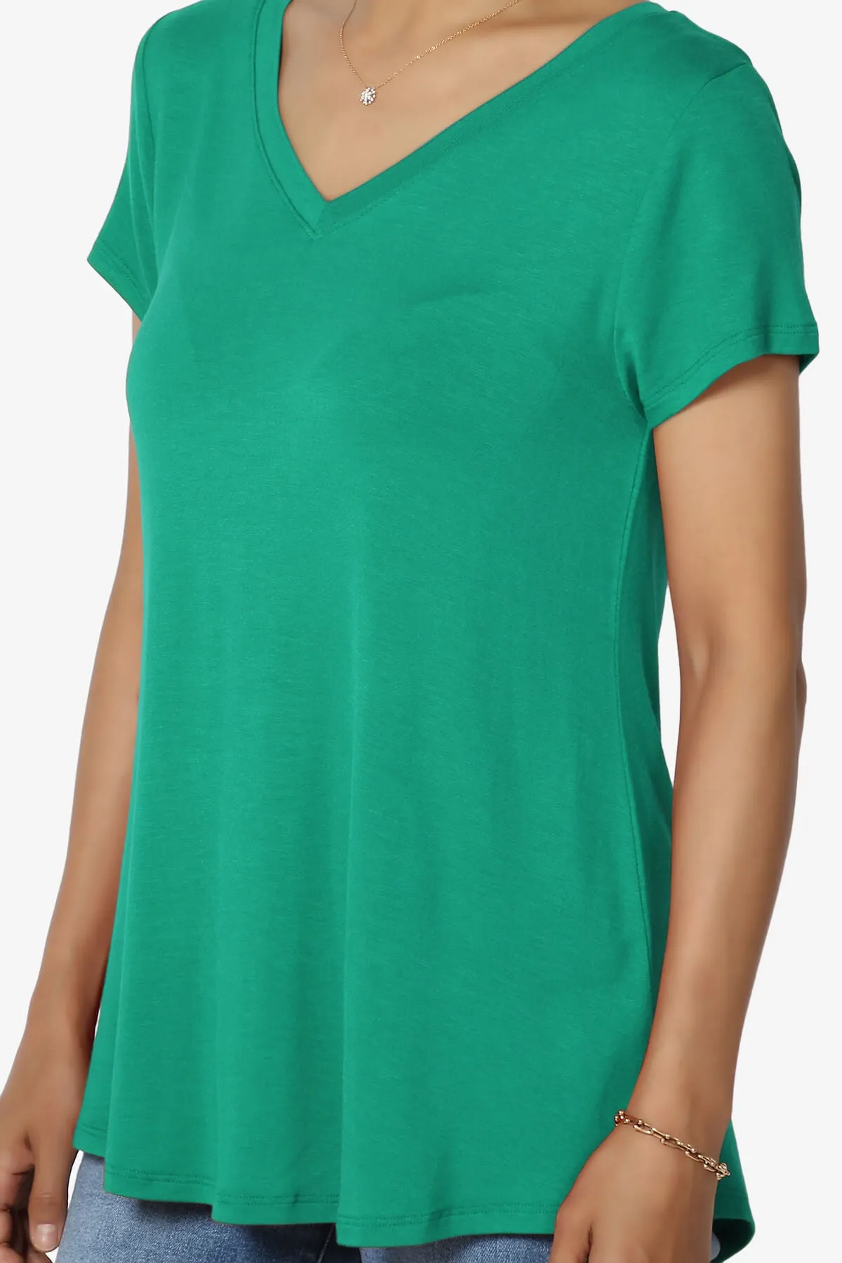 Agree V-Neck Short Sleeve T-Shirt
