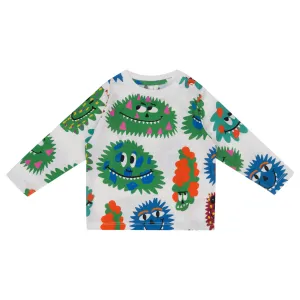All Over Monsters Long Sleeve Top
