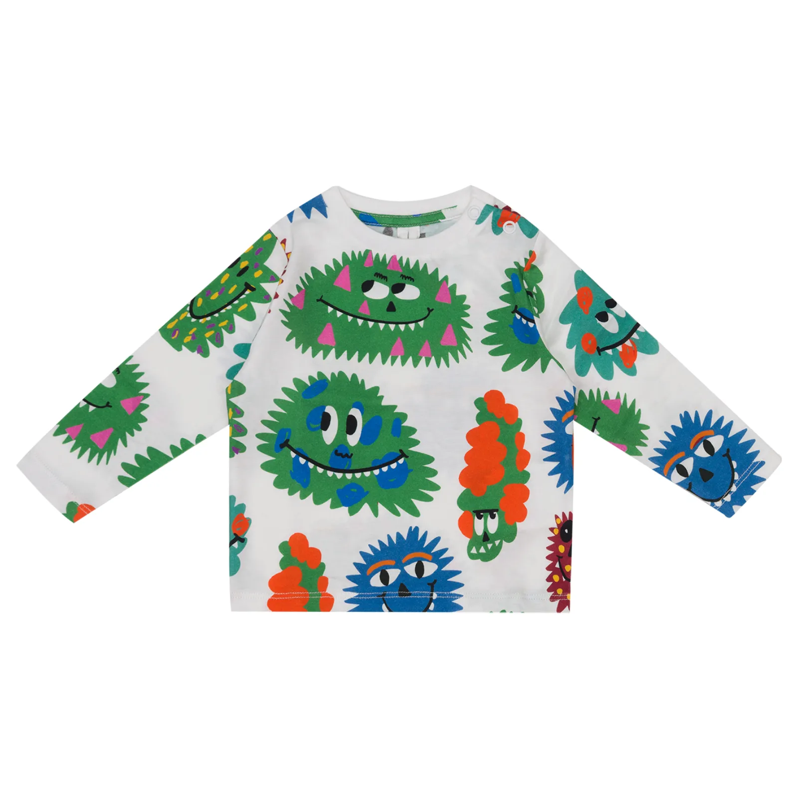 All Over Monsters Long Sleeve Top