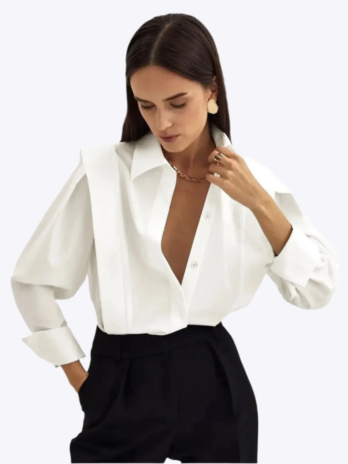 Andrea - Comfortable & Versatile Woman's Blouse