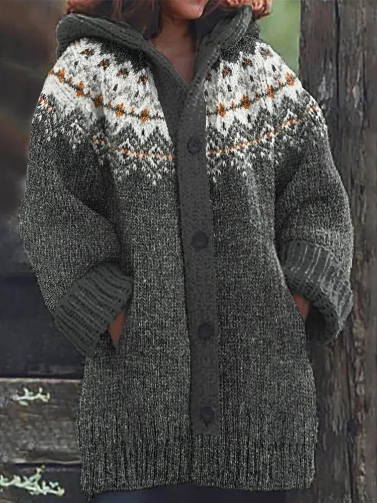 Arctic Grace Women's Knit Sweater Jacket