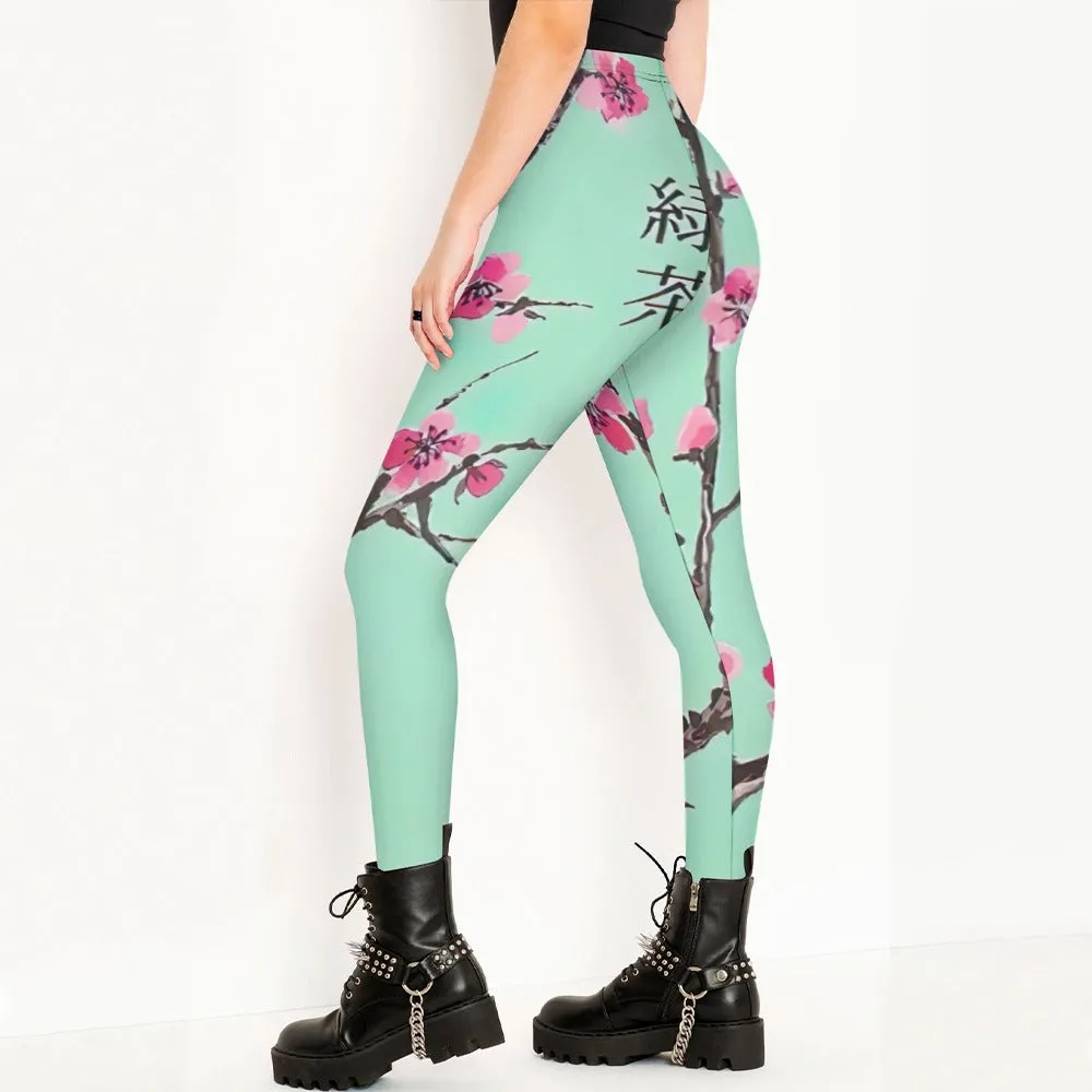 Arizona Green Tea Pattern Leggings