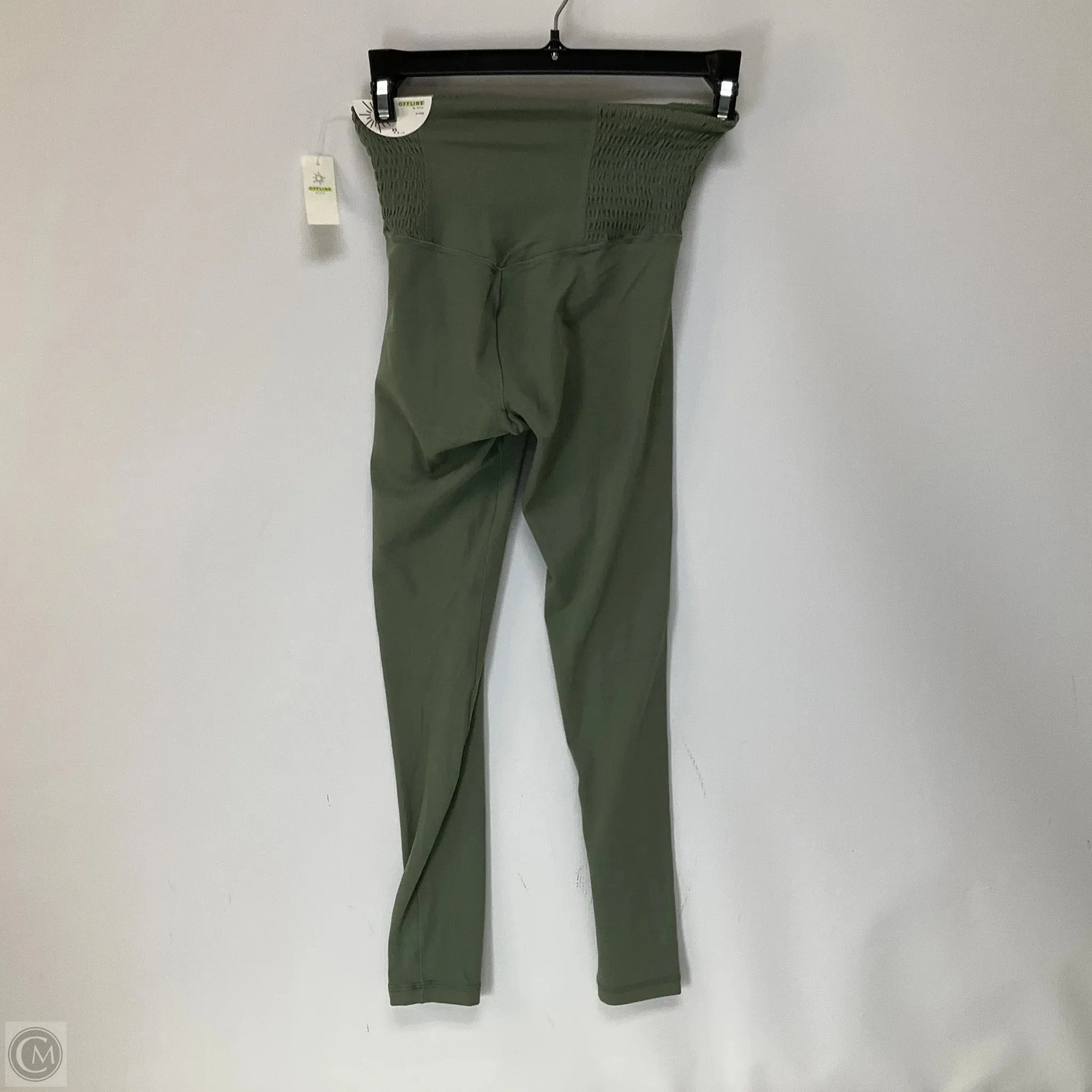 Athletic Leggings By Aerie In Green, Size: Xs