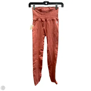 Athletic Leggings By Free People In Orange, Size: Xs