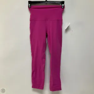 Athletic Leggings By Lululemon In Pink, Size: 2