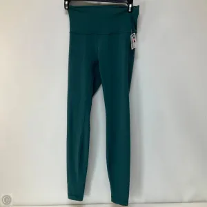 Athletic Leggings By Lululemon In Teal, Size: 4