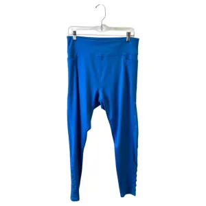 Athletic Leggings By Tek Gear In Aqua, Size:Xl
