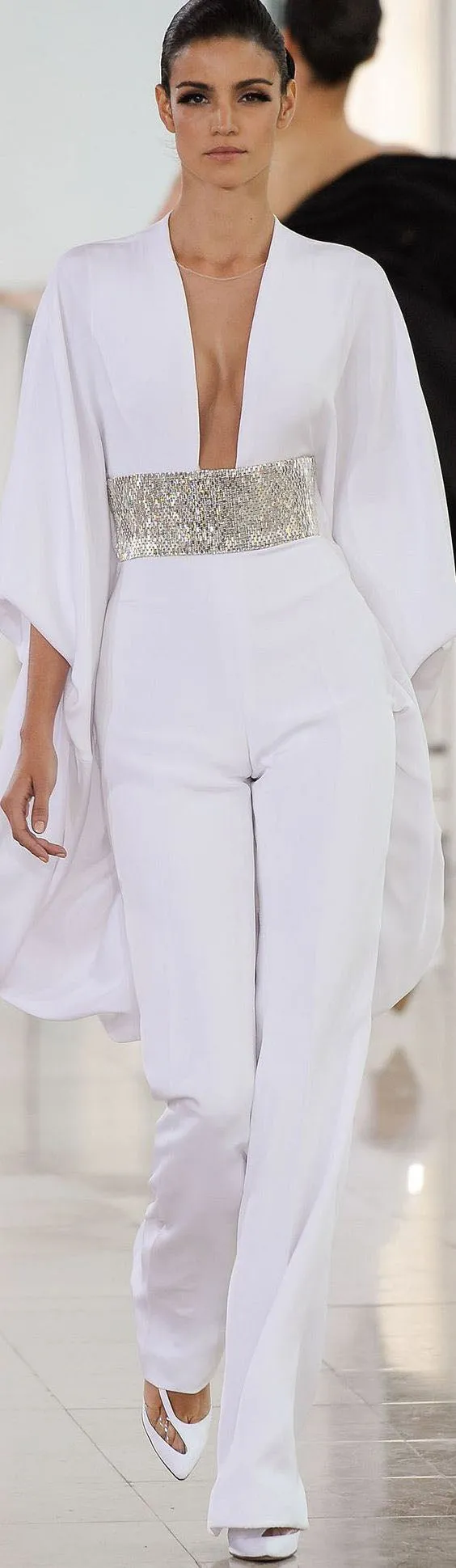 Autumn Dress Sexy Deep V Slim Jumpsuit
