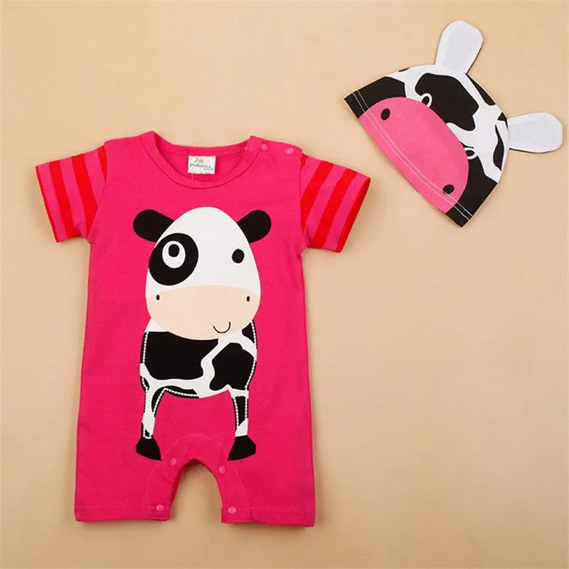 Baby Boy Rompers Summer Baby Girl Clothing Sets Short Sleeve born Baby Clothes Roupa Bebes Infant Jumpsuit Baby Boys Clothes