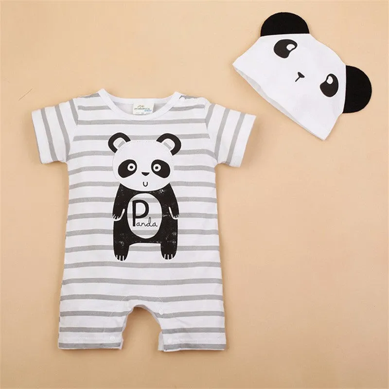 Baby Boy Rompers Summer Baby Girl Clothing Sets Short Sleeve born Baby Clothes Roupa Bebes Infant Jumpsuit Baby Boys Clothes