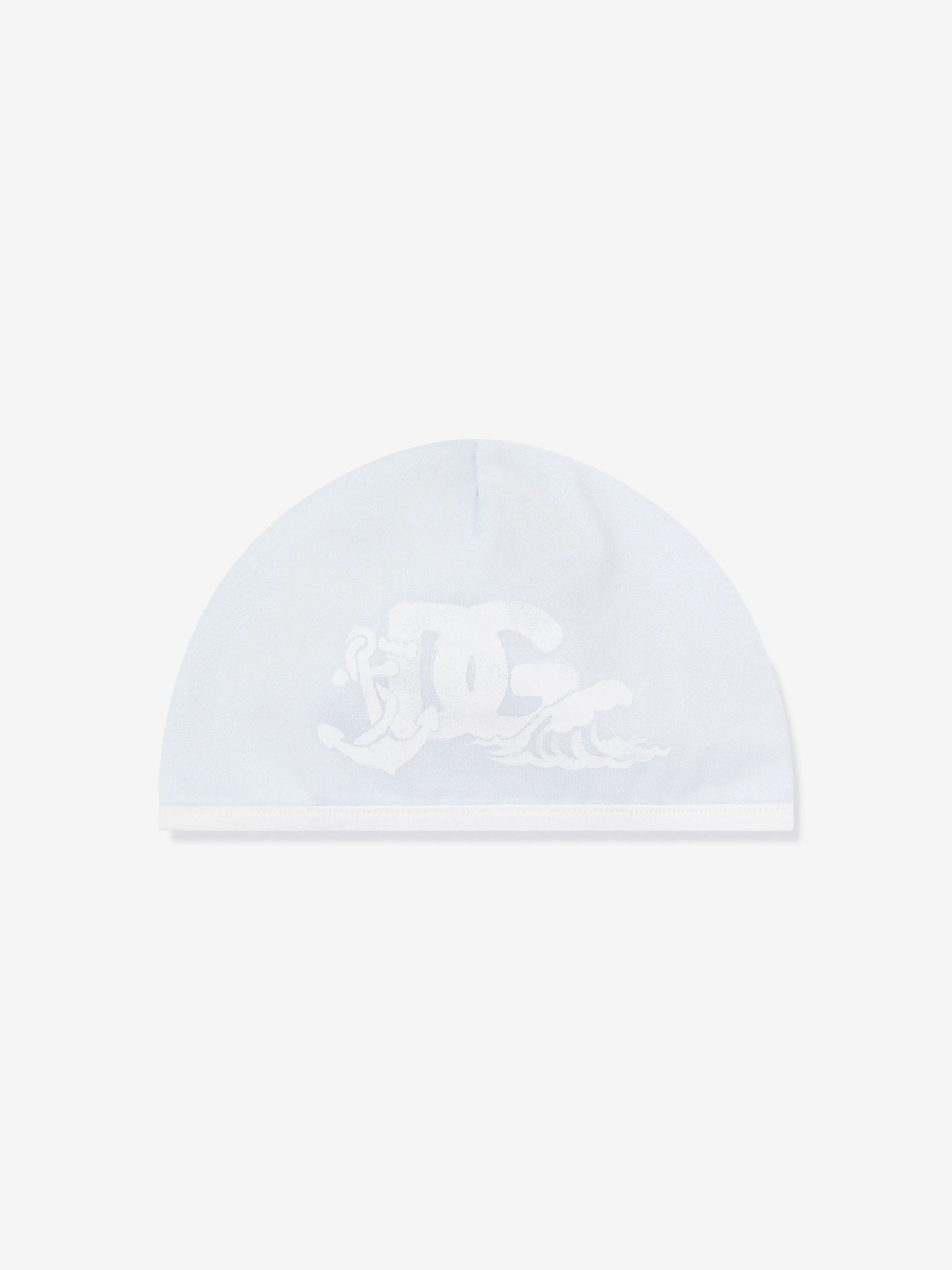 Baby Boys Logo Romper Set in Blue