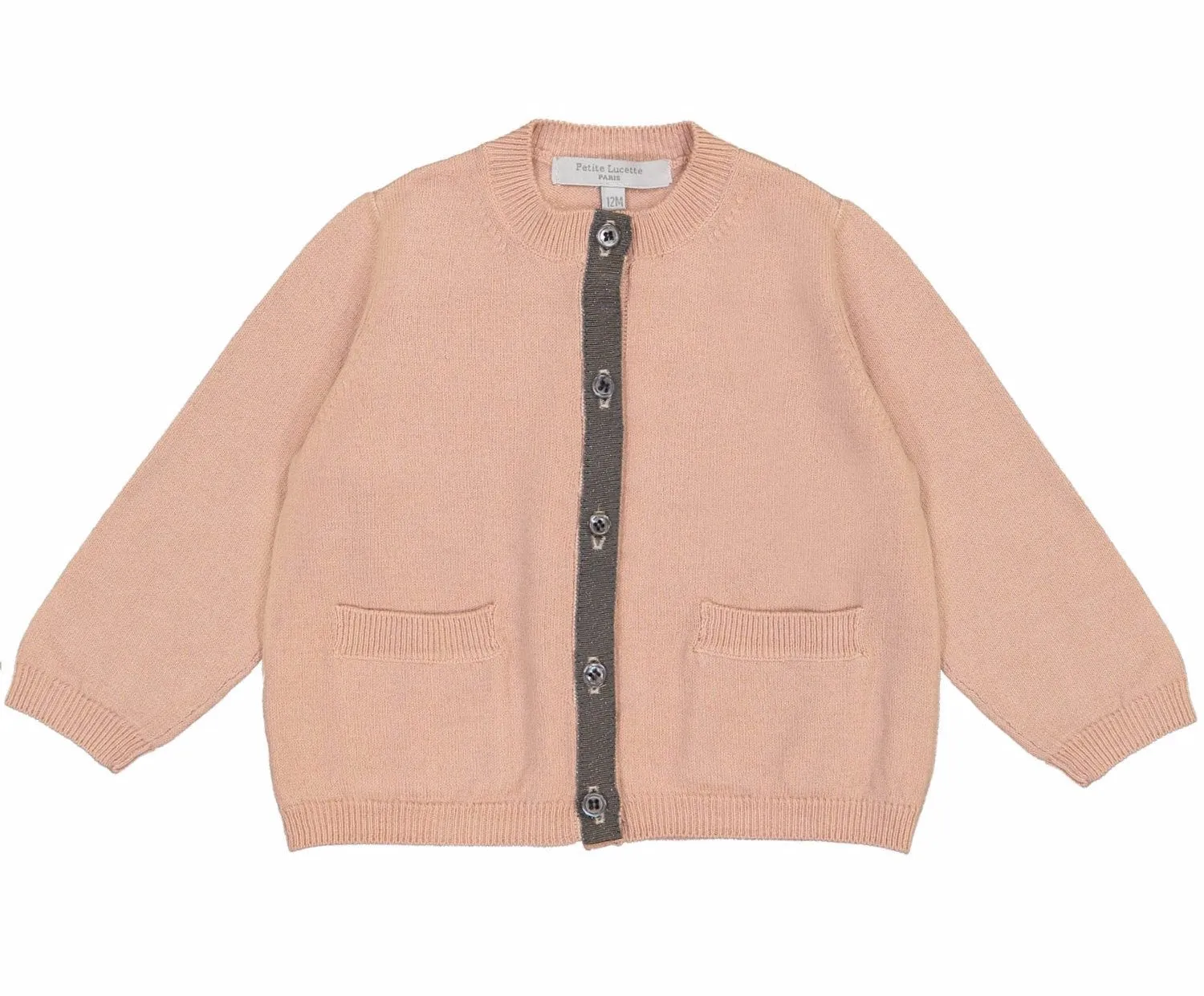 Baby Girl Paulette Cardigan Faded Pink