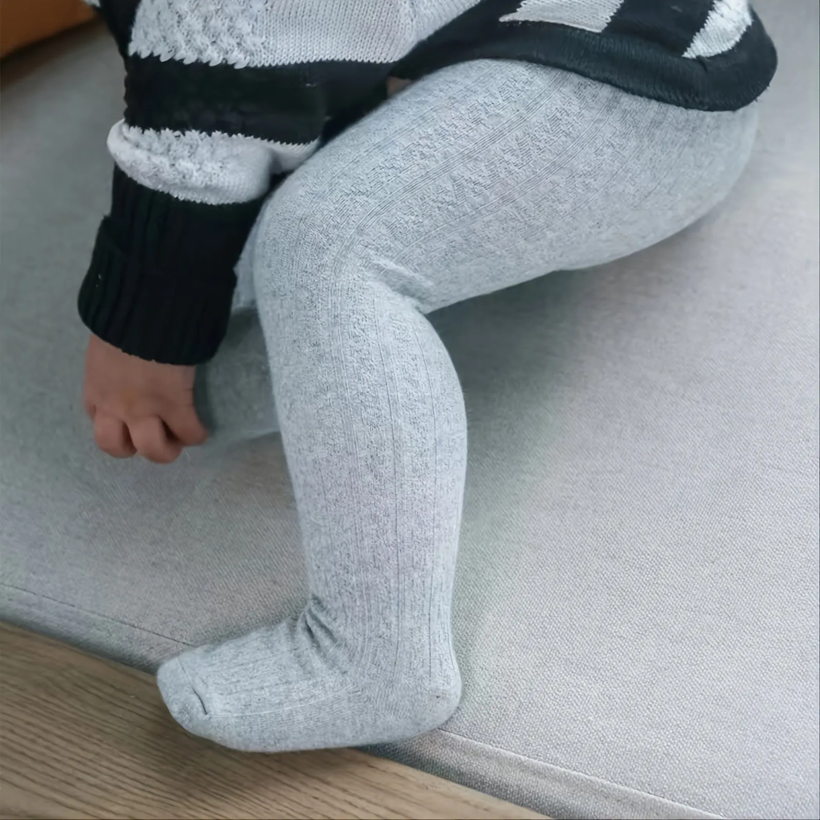 Baby Girls Thick Knit Leggings Socks