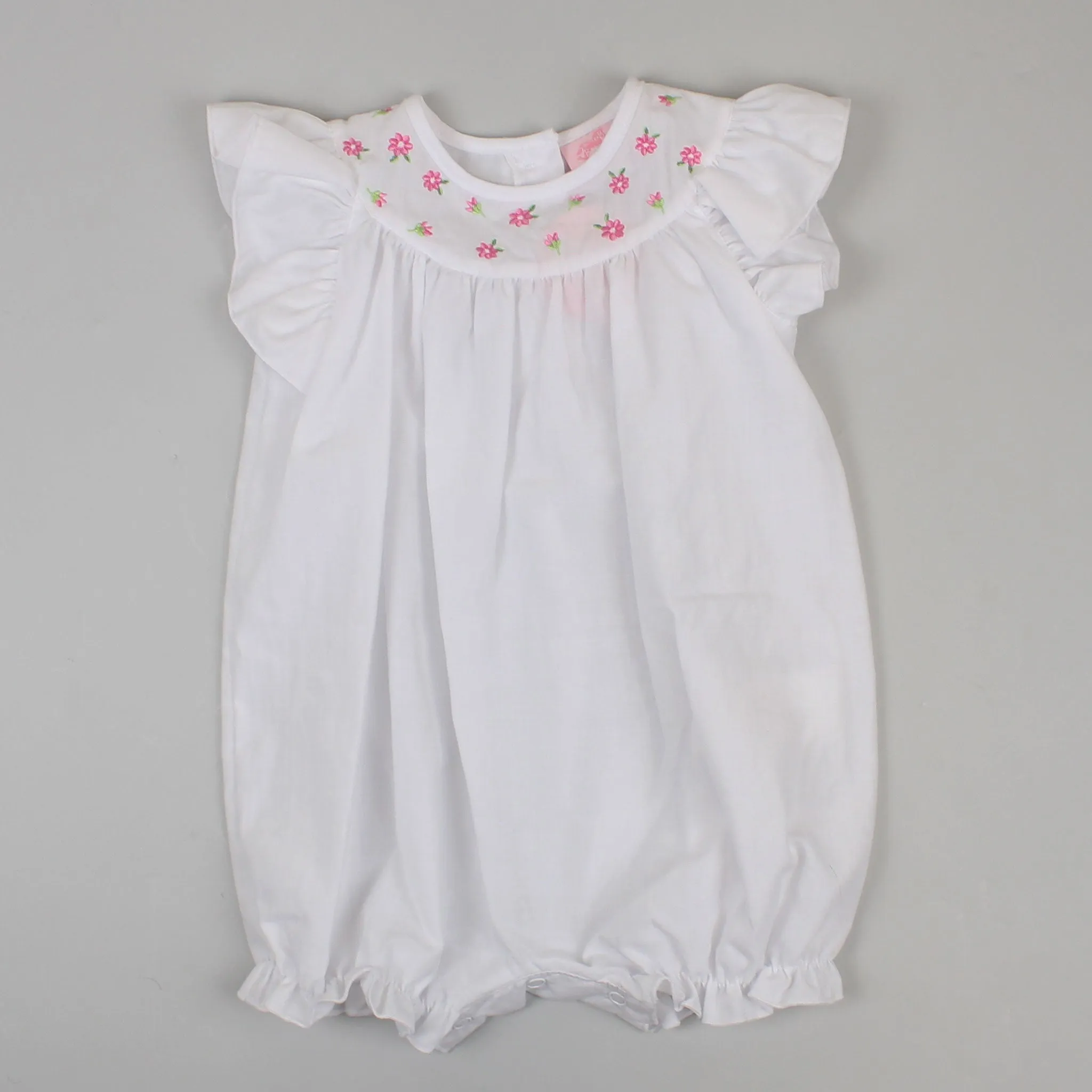 Baby Girls White Summer Romper