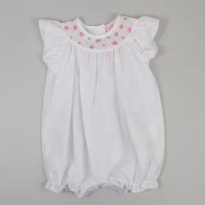 Baby Girls White Summer Romper