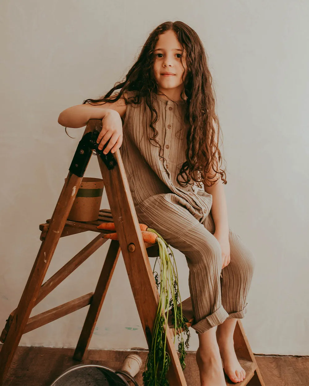 Beige Jumpsuit