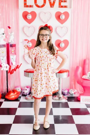 Berry Charming Pom Pom Dress