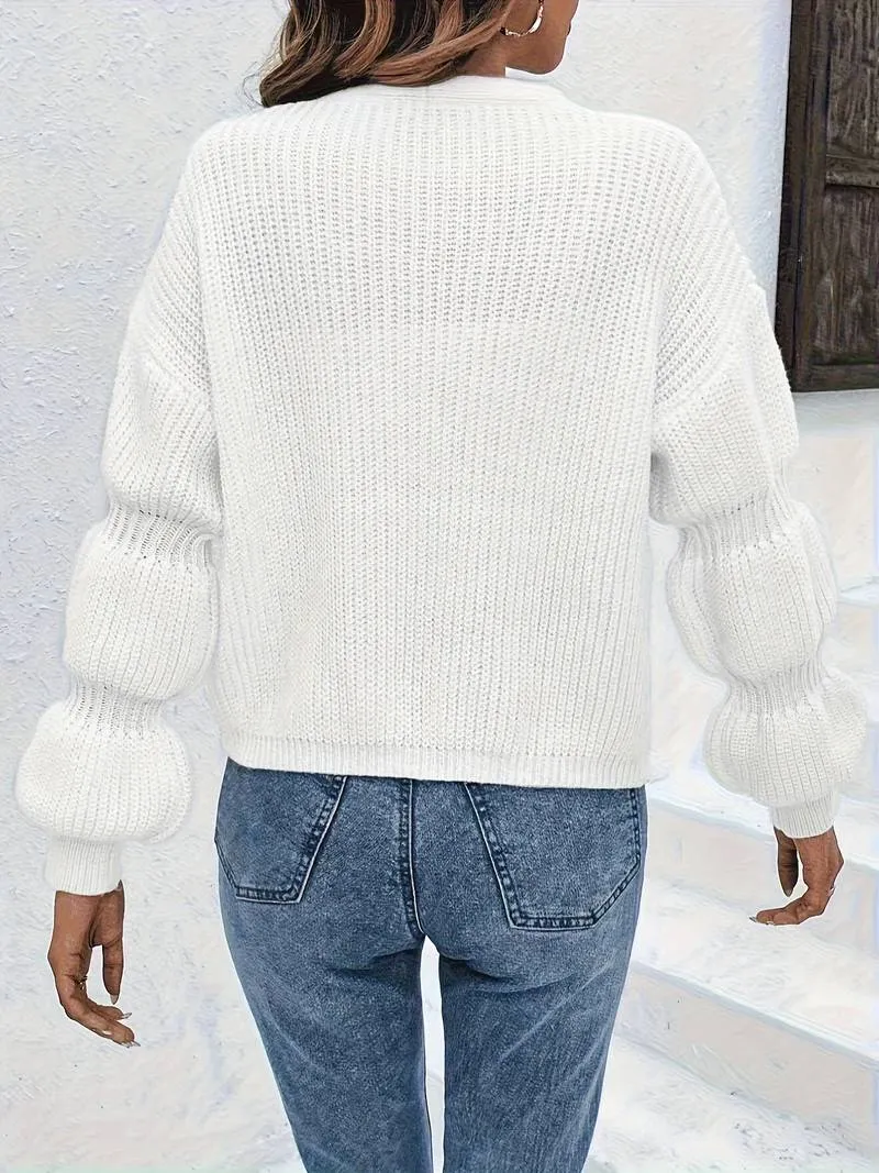 Bianca – Elegant Women’s Knit Cardigan