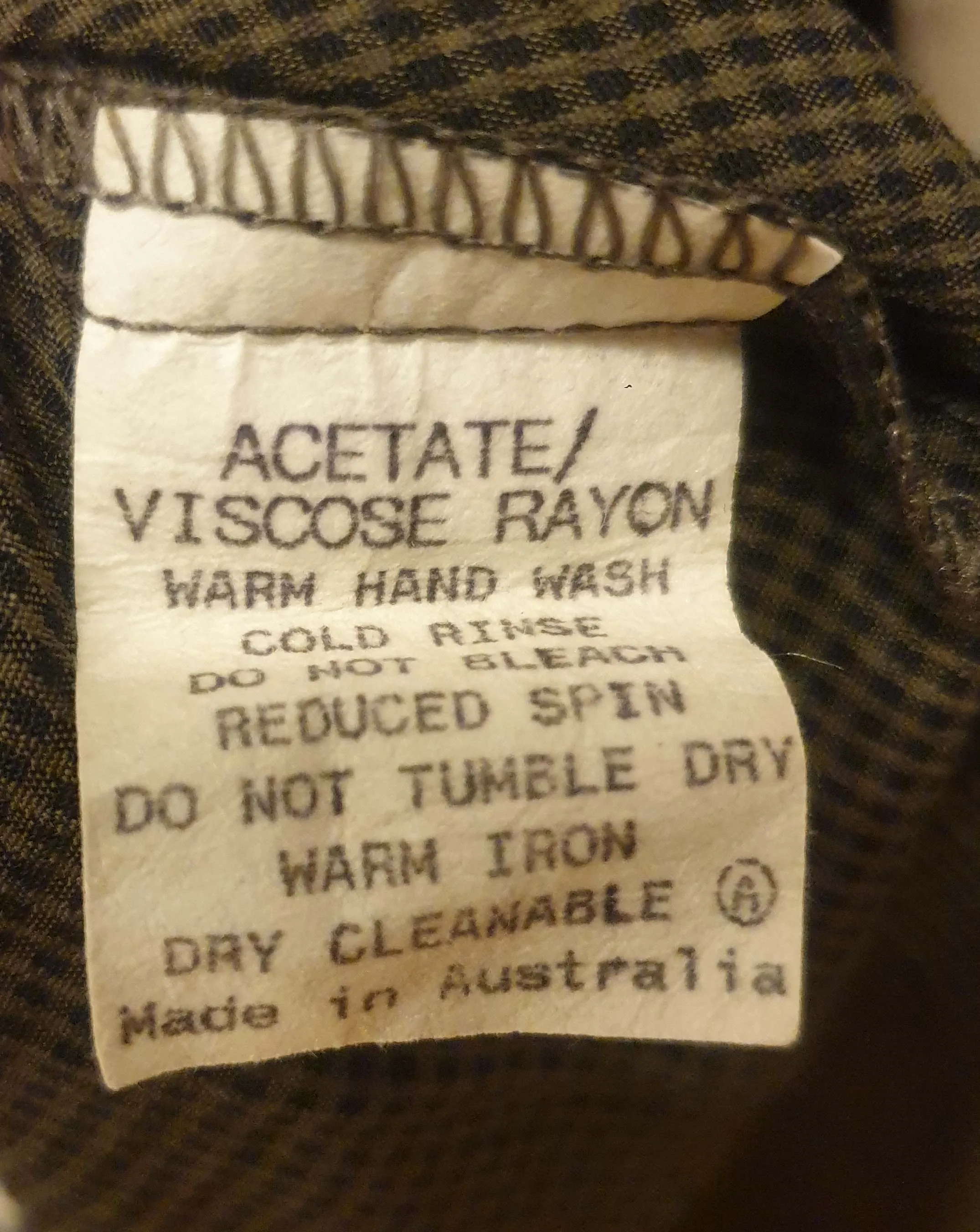 Black and grey check maxi dress fits 8 (Australian made)