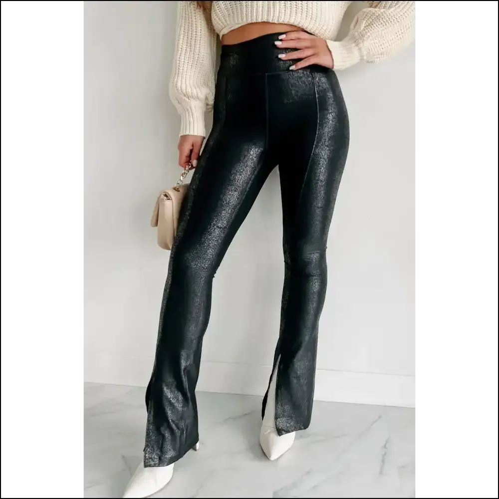 Black Faux Leather Leggings: so Chic, They're  🔥 High Waist Heaven! Needful Things