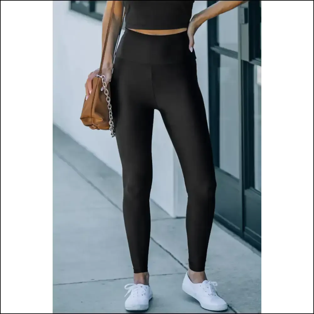 Black Waist Cincher Leggings: Bye Bye, Muffin Top! 👋 Needful Things