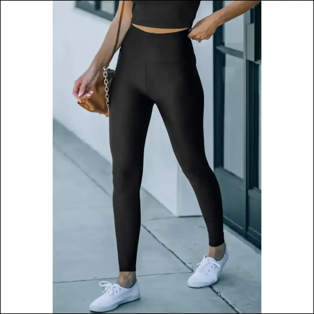 Black Waist Cincher Leggings: Bye Bye, Muffin Top! 👋 Needful Things