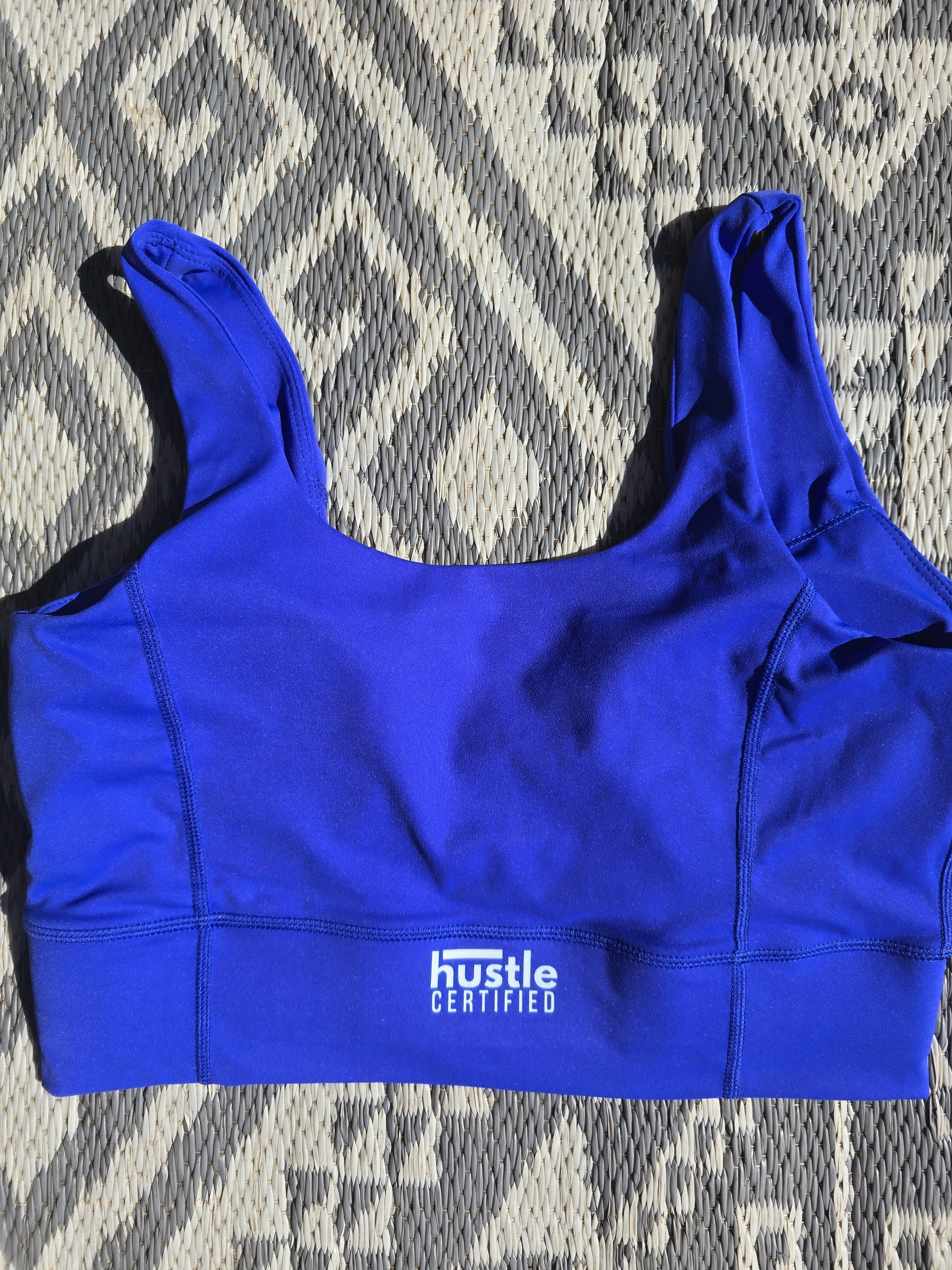 Blue Wave Shoulder Bra