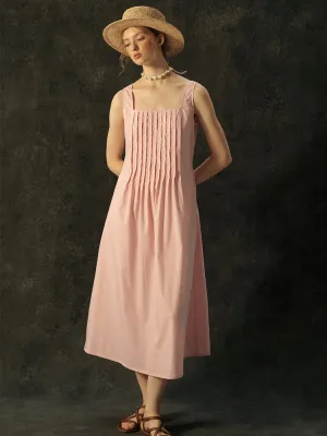 Blush Meadow Pinafore Dress