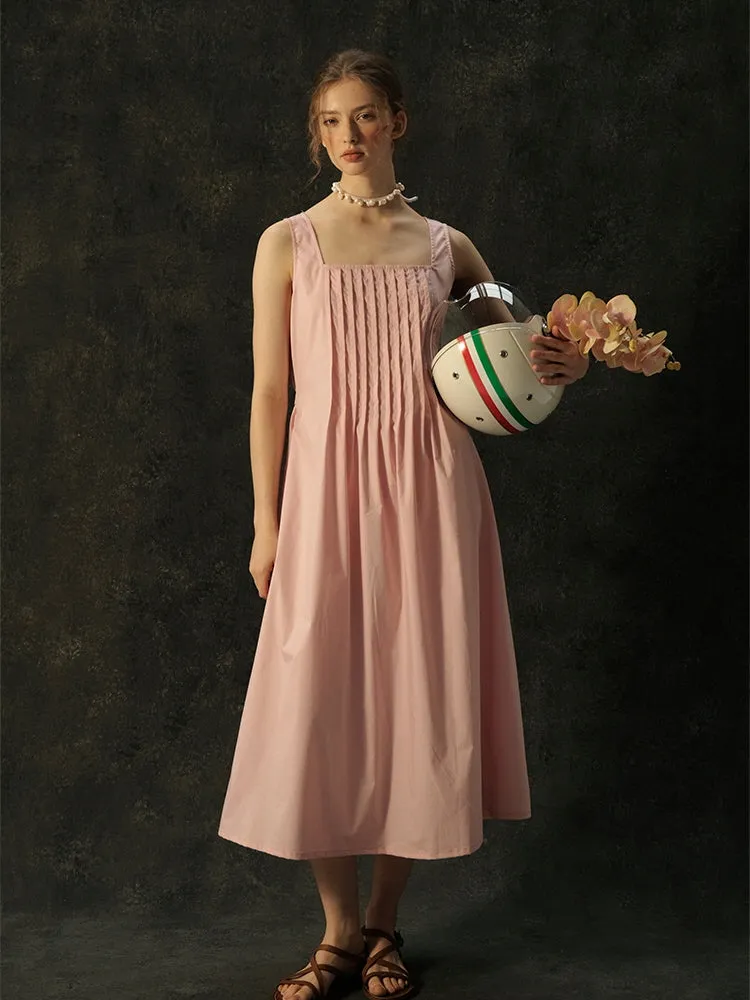 Blush Meadow Pinafore Dress