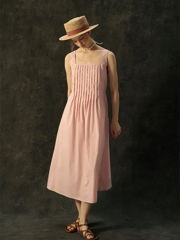 Blush Meadow Pinafore Dress