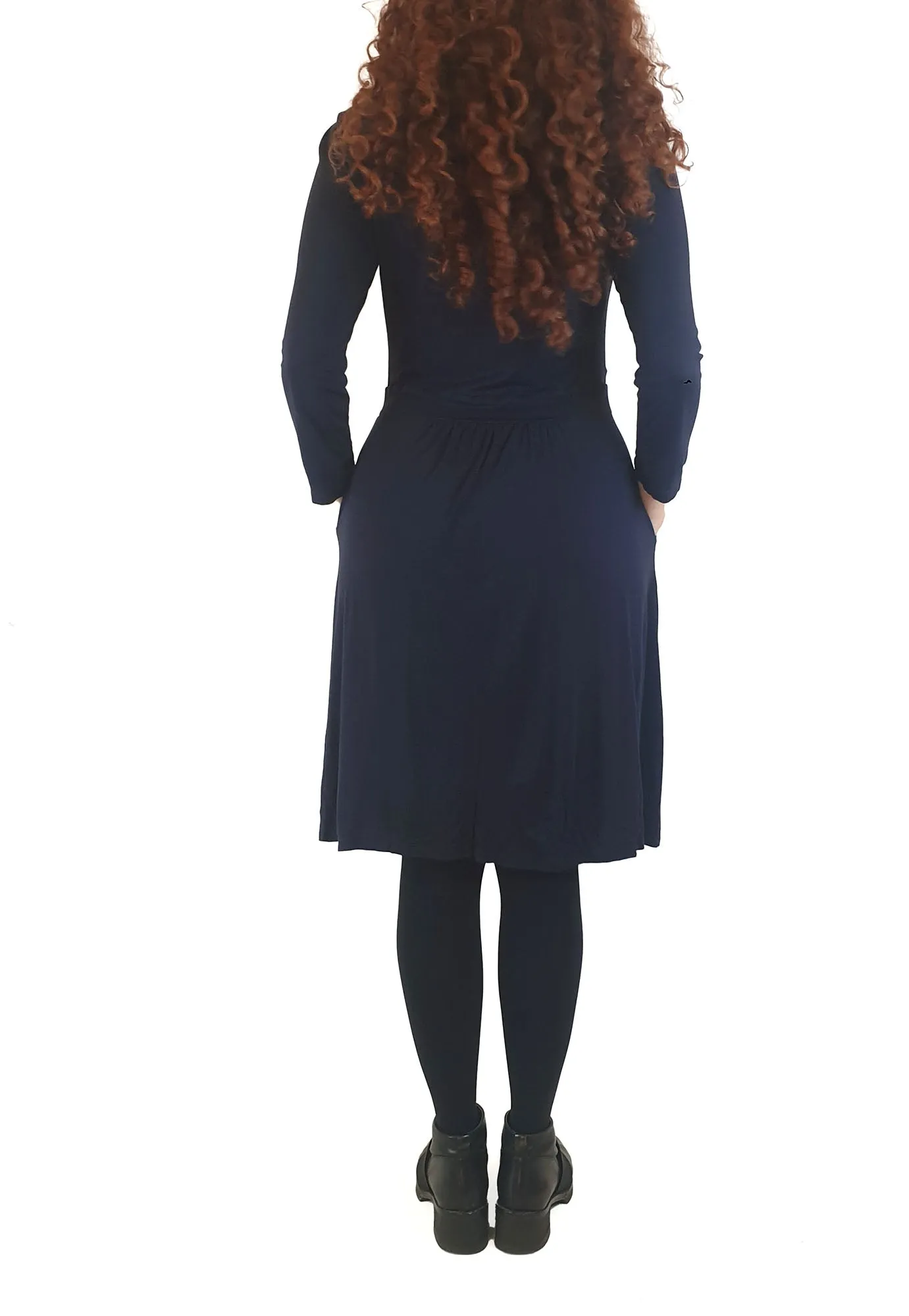Boden navy long sleeve dress size UK 10