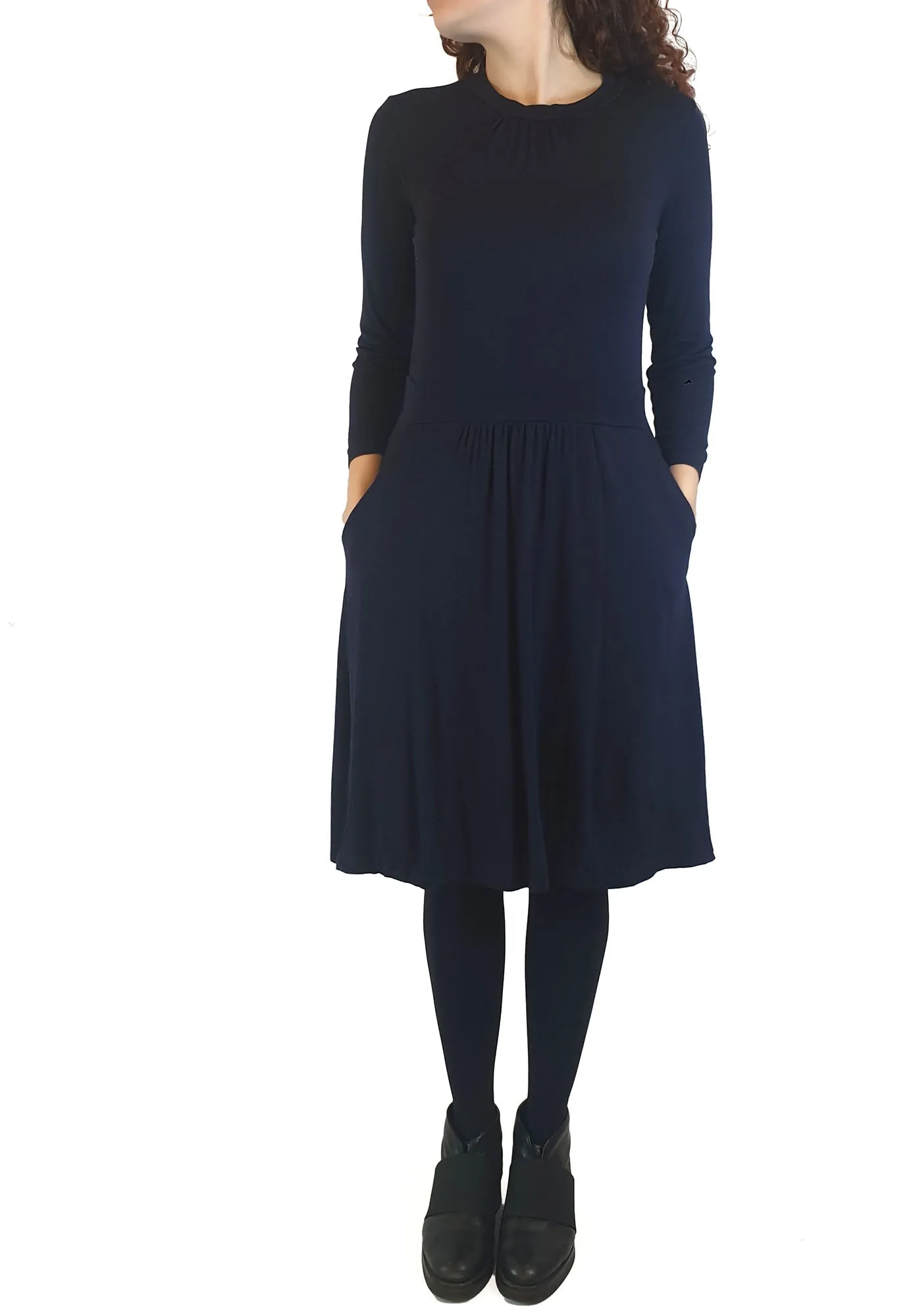 Boden navy long sleeve dress size UK 10