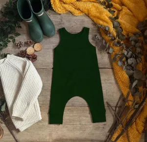 Bottle Green Romper
