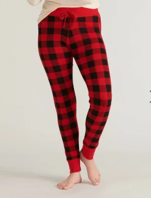 Buffalo Plaid Women’s Sleep Leggings