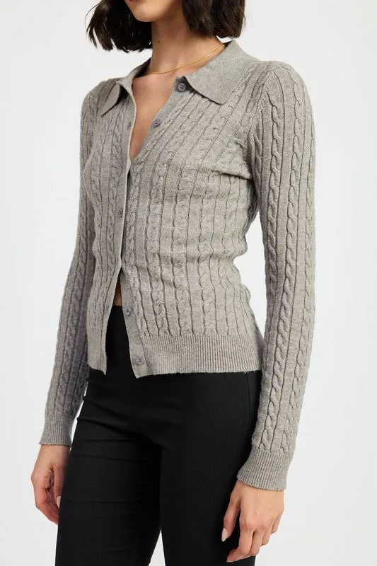 Cable Knit Cardigan