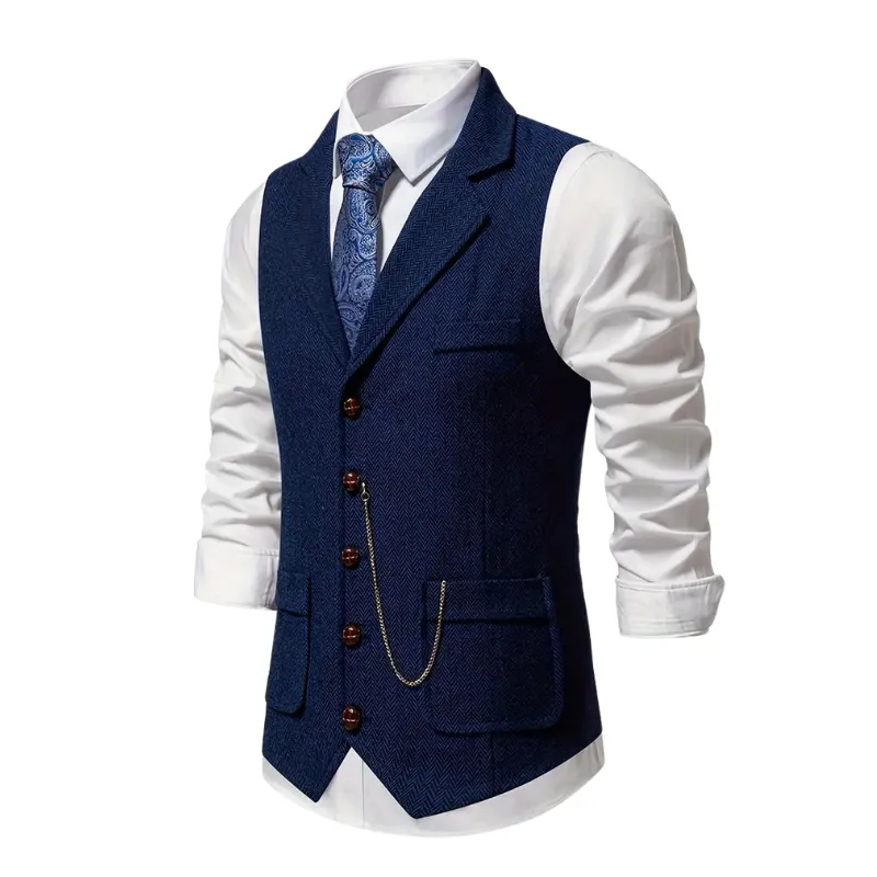 Callan | Elegant Lapel Vest for Men
