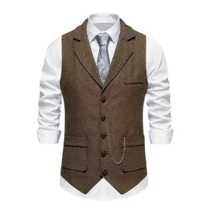 Callan | Elegant Lapel Vest for Men