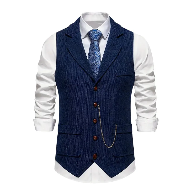 Callan | Elegant Lapel Vest for Men